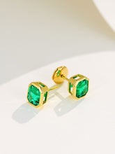 Cargar imagen en el visor de la galería, Exquisite 1.3 CT Top-Quality Colombian Emerald Necklace&amp;Earrings | Elegant Gift for Her
