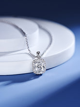 Charger l&#39;image dans la galerie, Dazzling 2.0 CT Natural Zircon Cushion Cut Diamond Necklace &amp; Earring Set
