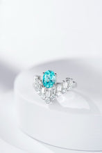 Lade das Bild in den Galerie-Viewer, Exquisite Neon Blue Paraiba Ring with GRC Certification
