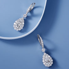 Lade das Bild in den Galerie-Viewer, Captivating Pear Cut Water Drop Diamond Earrings &amp; Necklace Set
