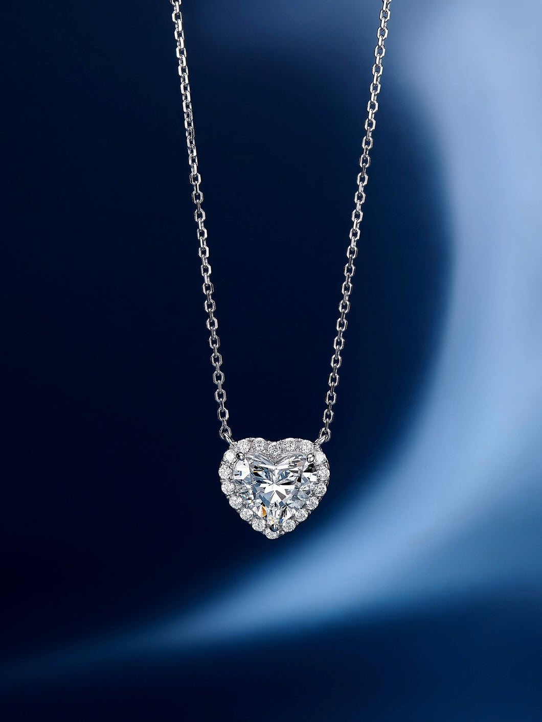 Celebrate Love with Our 2CT Heart Cut Diamond Necklace