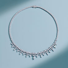 Charger l&#39;image dans la galerie, Versatile Elegance: Trio-Wear Zircon Fringe Necklace
